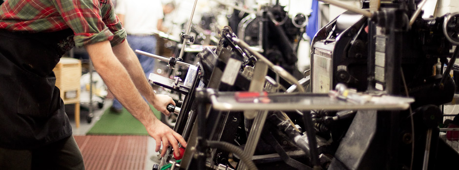 Letterpress Printing at Bella Figura