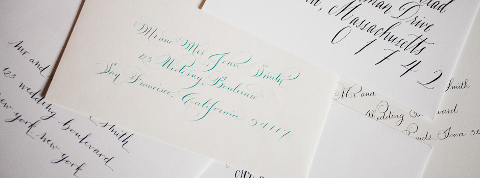 Calligraphy Addressing