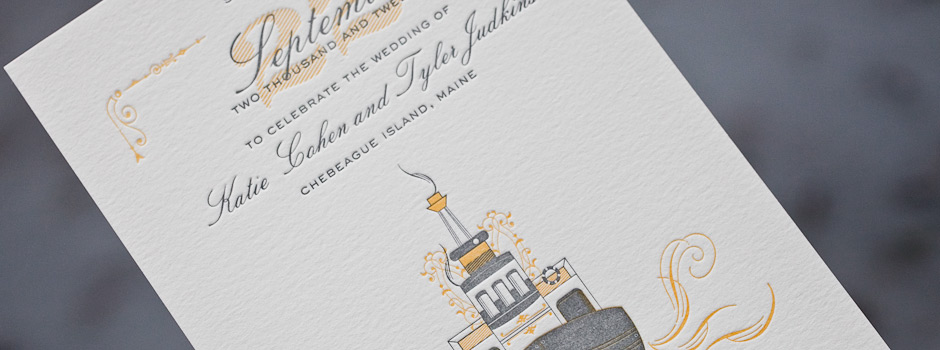 Custom Letterpress Design
