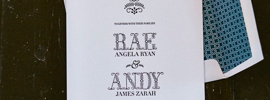 Fonts for Letterpress