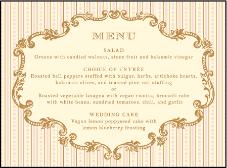 A Bientot Letterpress Menu Design Medium