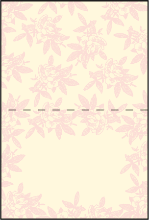 A Bientot Letterpress Placecard Fold Design Medium