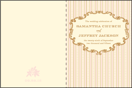 A Bientot Letterpress Program Design Medium