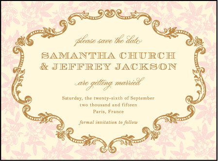 A Bientot Letterpress Save The Date Design Medium