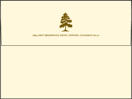 Adirondack Letterpress Envelope Design Medium