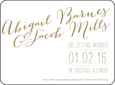 Ainsley Letterpress Save The Date Design Medium