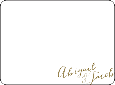 Ainsley Letterpress Thank You Card Flat Design Medium