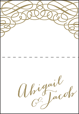 Ainsley Letterpress Thank You Card Fold Design Medium