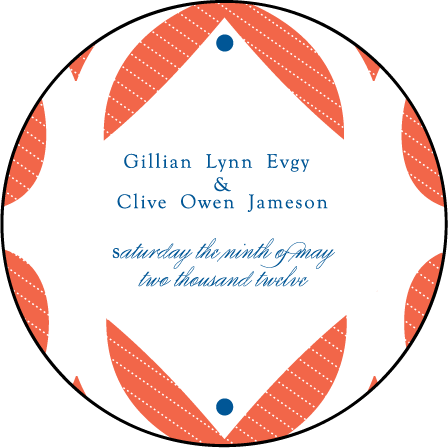 Alice Letterpress Coaster Design Medium