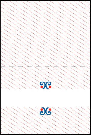 Alice Letterpress Placecard Fold Design Medium