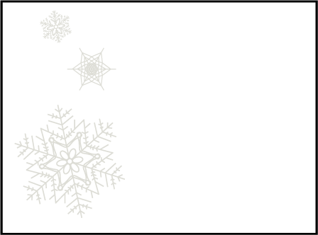 Alpine Letterpress Placecard Flat Design Medium