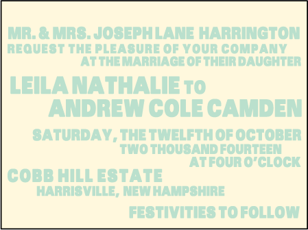 Alton Letterpress Invitation Design Medium