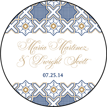 Amadore Antique Letterpress Coaster Design Medium