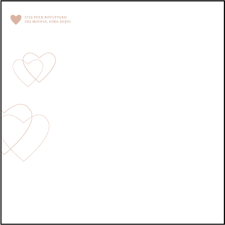 Amici Letterpress Envelope Design Medium