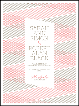 Anais Letterpress Invitation Design Medium