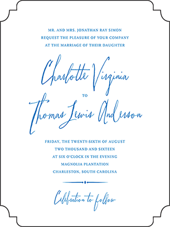 Anderson Letterpress Invitation Design Medium