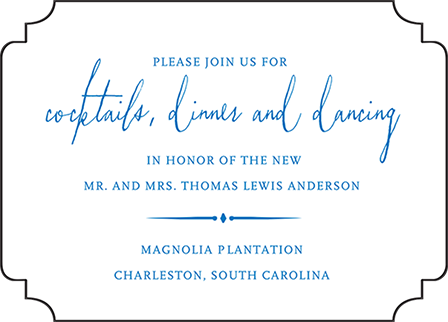 Anderson Letterpress Reception Design Medium