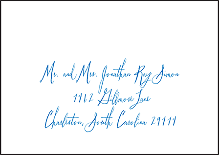 Anderson Letterpress Reply Envelope Design Medium