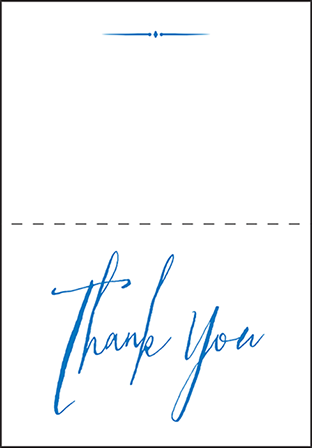 Anderson Letterpress Thank You Card Fold Design Medium