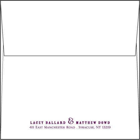 Anthology Letterpress Envelope Design Medium