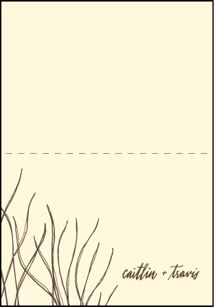 Antigua Letterpress Thank You Card Fold Design Medium