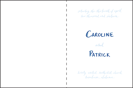 Aquinnah Letterpress Program Design Medium