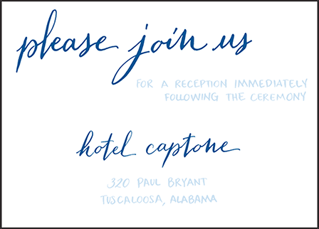 Aquinnah Letterpress Reception Design Medium