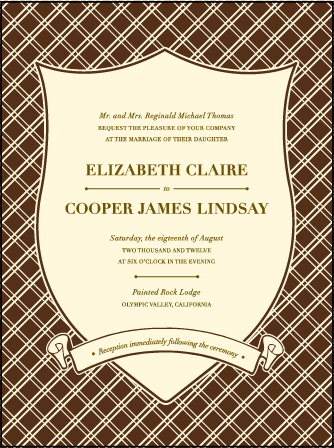 Arden Frame Letterpress Invitation Design Medium