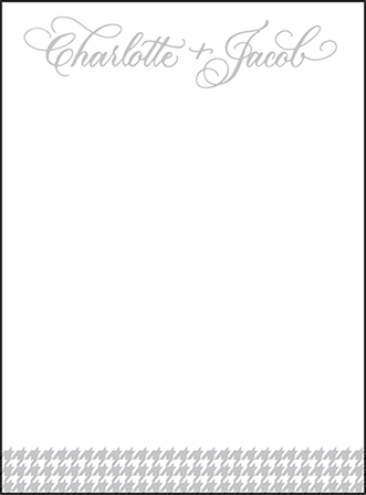 Ashton Letterpress Thank You Card Flat Design Medium