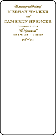 Ashwell Letterpress Program Tea Design Medium