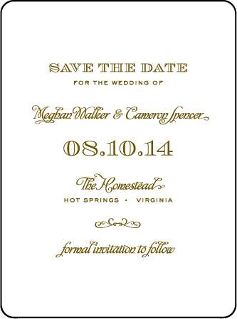 Ashwell Letterpress Save The Date Design Medium