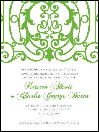Astor Letterpress Invitation Design Medium