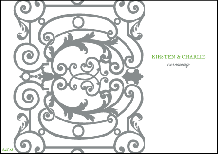 Astor Letterpress Program Design Medium