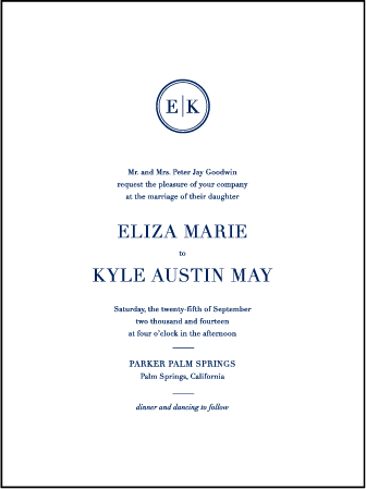 Austin Traditional Letterpress Invitation Design Medium