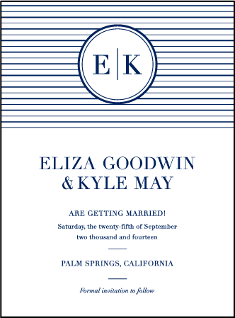 Austin Traditional Letterpress Save The Date Design Medium