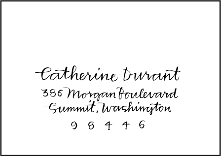 Balsam Calligraphy Letterpress Reply Envelope Design Medium