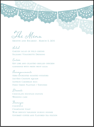 Barcelona Letterpress Menu Design Medium