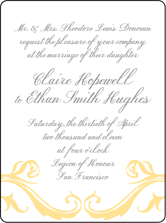 Beale Letterpress Invitation Design Medium