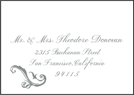 Beale Letterpress Reply Envelope Design Medium