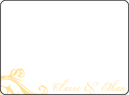 Beale Letterpress Thank You Card Flat Design Medium