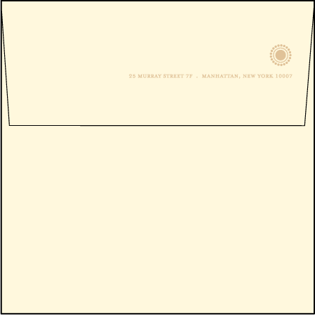 Bejeweled Letterpress Envelope Design Medium