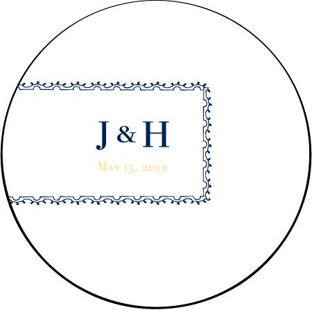 Bellini Letterpress Coaster Design Medium