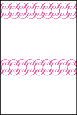 Birds Letterpress Placecard Fold Design Medium