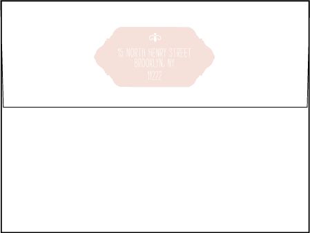 Boardwalk Letterpress Envelope Design Medium