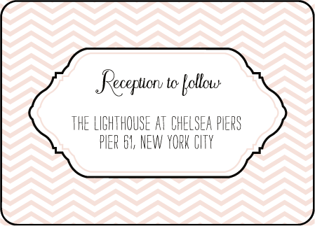 Boardwalk Letterpress Reception Design Medium