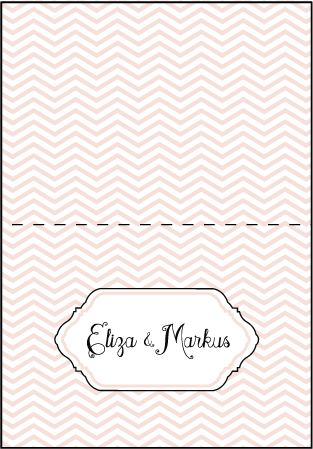 Boardwalk Letterpress Thank You Card Fold Design Medium