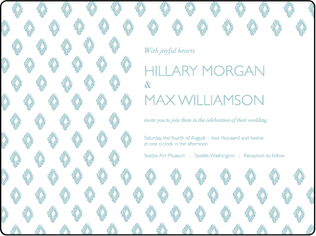 Boho Letterpress Invitation Design Medium