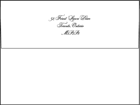 Bordure Letterpress Envelope Design Medium