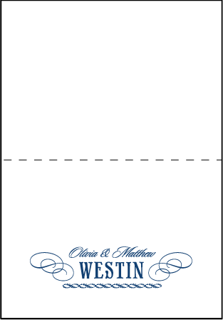 Bradford Letterpress Thank You Card Fold Design Medium