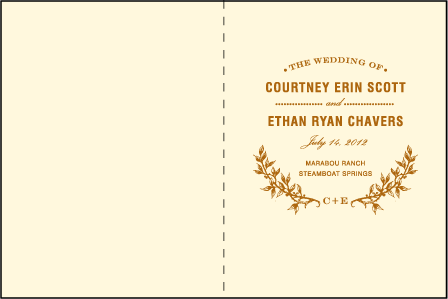 Branch Letterpress Program Design Medium